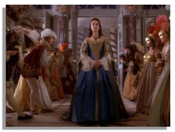Anne Parillaud Costume as Queen Mother Anne in ''Man in the Iron Mask''