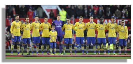 Arsenal Match-Worn Lot of Ten 2013 Jerseys, Each Jersey Signed by Its Player -- Arteta, Bendtner, Cazorla, Gibbs, Gnabry, Hayden, Koscieiny, Monreal, Sagna & Szczesny