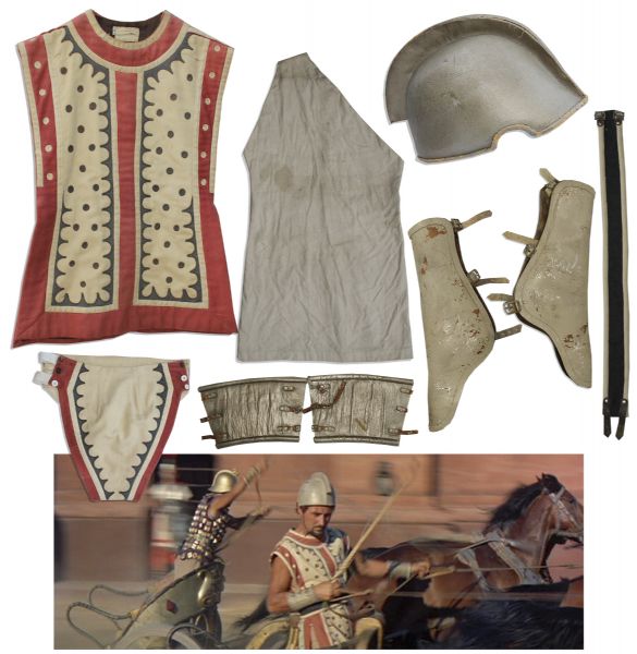 ''Ben-Hur'' Costume Worn Onscreen in The Legendary Chariot Race Scenes -- One of The Most Breathtaking Sequences in Cinematic History