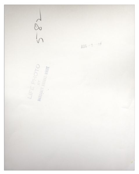 Margaret Bourke-White 8'' x 10'' Signed Photo