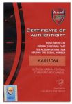 Santi Cazorla Match Worn Manchester United Shirt Signed