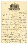 Pie Traynor Autograph Letter Signed With Handwritten Envelope -- 1935 -- ''...I have been very busy trying to make trades and newspapermen are always around...''