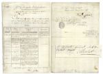 French General Claude Malet Document Signed From 1795 -- He Would Lead Unsuccessful Coup Against Napoleon in 1812