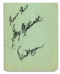 Herman Hill, Vern Morgan, & George Mitterwald Signatures