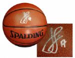 Jeremy Lin Signed Basketball -- With JSA COA