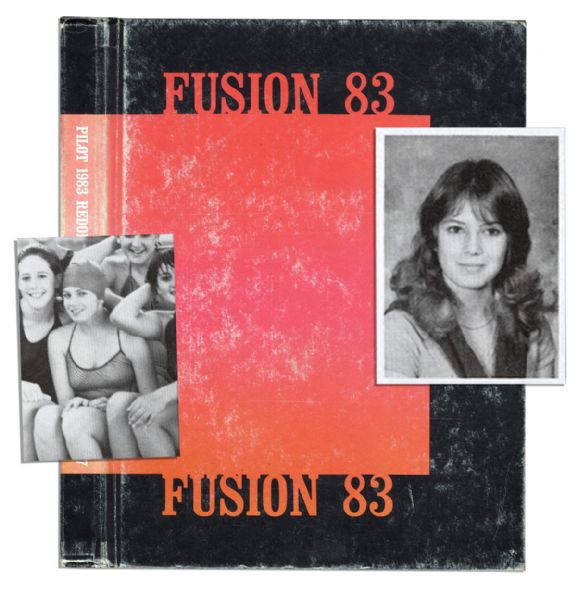 Underage Adult Film Star Traci Lords High School Yearbook -- Her Only Yearbook Appearance Before Dropping Out
