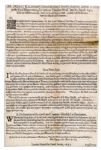 Charles I English Civil War Broadside -- ...Whereas the King, seduced by wicked councell, doth make war against his Parliament and people... -- 1642