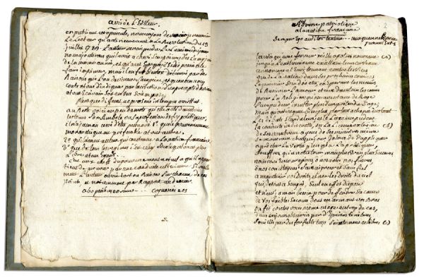 Remarkable Handwritten Account From the French Revolution -- Containing the Opinions of Its Parisian Author Pertaining to the Revolution