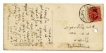 Golda Meir Autograph Note Signed Upon a Postcard to Palestine