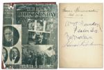 Baseball Evangelist Billy Sunday Signs His Detailed Biography