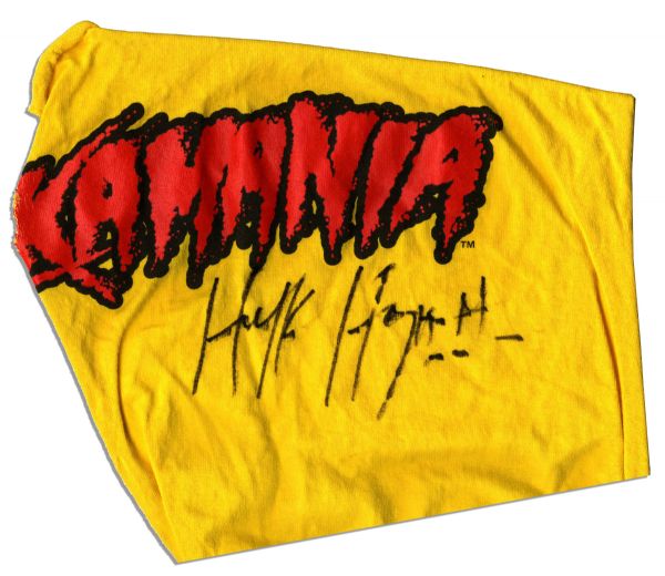Hulk Hogan Signed Ring-Worn ''WrestleMania 21'' Shirt