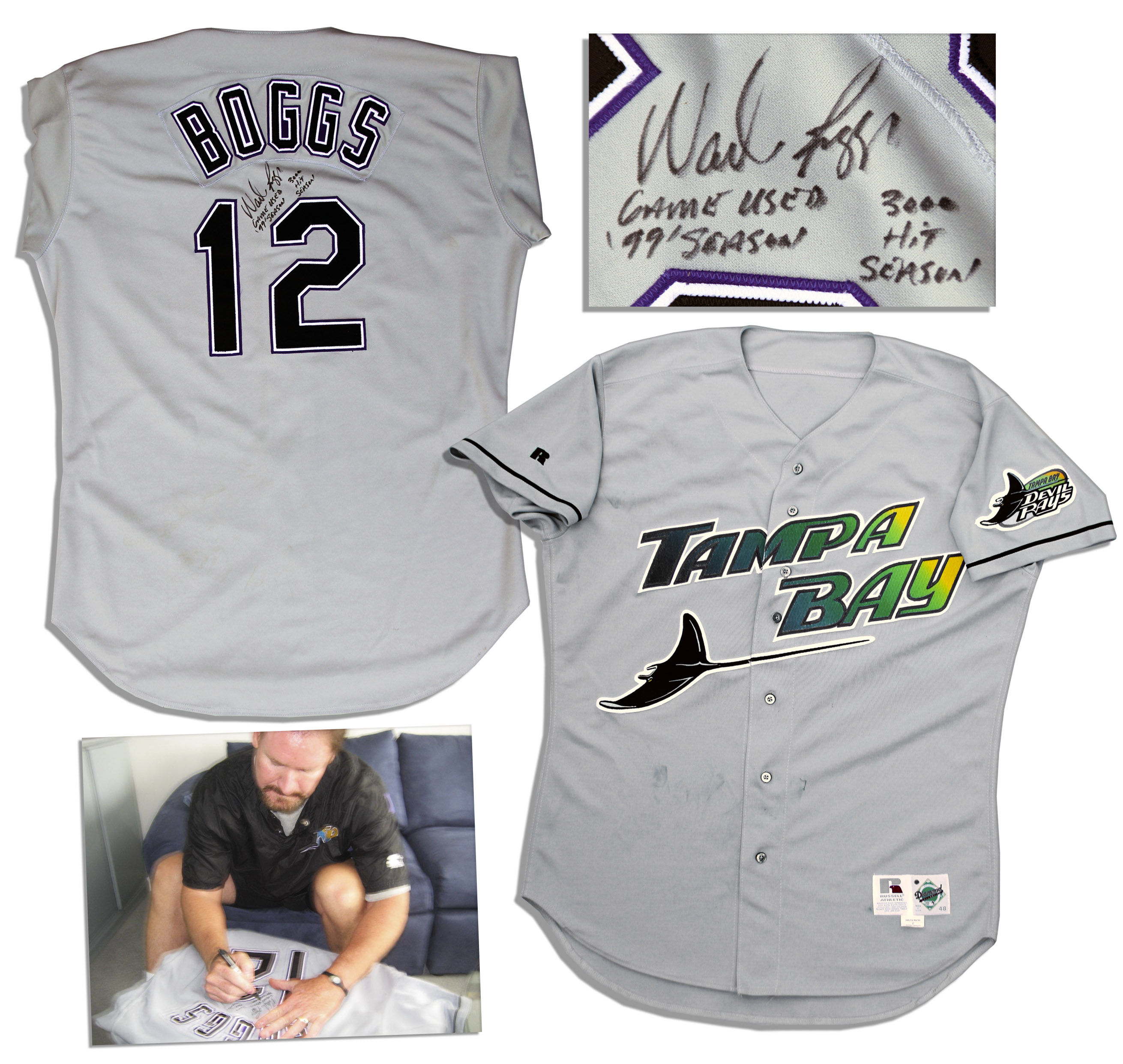 wade boggs rays jersey