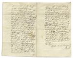 Queen Victoria Signed Document From The First Year of Her Reign