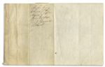 Queen Victoria Signed Document From The First Year of Her Reign