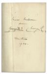 King George V & Queen Anne Signed Book -- Gifted at Christmas of 1930