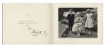 Queen Elizabeth, The Queen Mother 1960 Christmas Card Signed