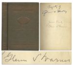 Glenn Pop Warner Signed Book, Football For Coaches & Players