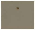 Gorgeous Royal Christmas Card Signed by Queen Elizabeth II as Queen Together With Prince Philip -- Near Fine