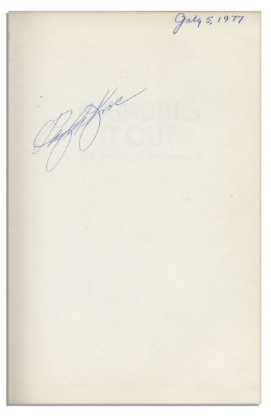 Fast Food Visionary Ray Kroc Signed Copy of ''Grinding It Out: The Making of McDonald's''