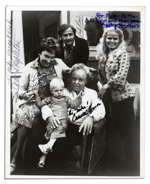 ''All in the Family'' Cast-Signed 8'' x 9.75'' Photo