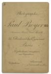 Queen Mary Signed Cabinet Card From 1898