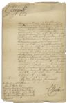 King George III Military Recruitment Document Signed for the Napoleonic Wars -- Just Before the War of the Third Coalition in Early 1803 -- Addressed to Napoleonic General James Rooke