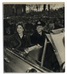 Queen Elizabeth II & Prince Philip Signed Christmas Card -- Early Signature by Elizabeth as a Princess