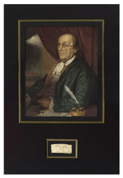 Benjamin Franklin Signature