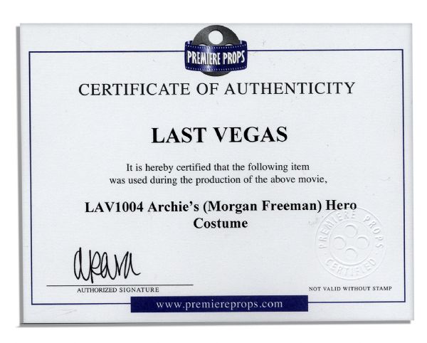 Morgan Freeman Hero Wardrobe From ''Last Vegas''
