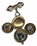 Lucille Ball Personally Owned Locket With Photos of Her Own Family Growing Up -- With a COA From Her Daughter