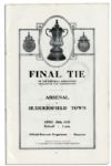 Very Rare Program From the 8th Wembley Final in 1930