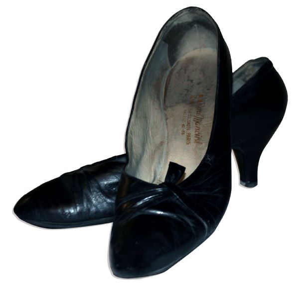 Jackie Kennedy Personally Owned & Worn Court-Style Shoes -- The Style She Popularized
