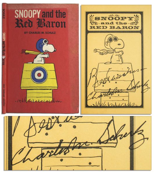 Charles Schulz ''Snoopy and the Red Baron'' Signed