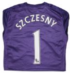 Arsenal Football Shirt Match Worn and Signed by Wojciech Szczesny