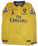 Laurent Koscielny Match Worn Manchester United Shirt Signed