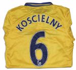 Laurent Koscielny Match Worn Manchester United Shirt Signed