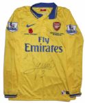 Arsenal Football Shirt Match Worn and Signed by Bacary Sagna
