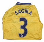 Arsenal Football Shirt Match Worn and Signed by Bacary Sagna