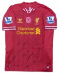 Lucas Leiva Liverpool Match Worn Shirt Signed