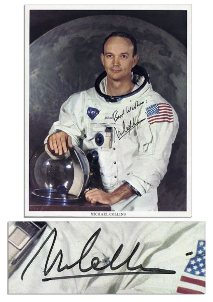 Michael Collins Signed 8'' x 10'' Photo
