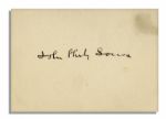 John Phillip Sousas Signature From 1930