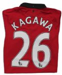 Shinji Kagawa Match Worn Manchester United Football Shirt Signed 