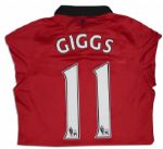 Giggs Signed Match Worn Shirt From Manchester United