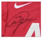 Manchester United Football Shirt Match Worn and Signed by Patrice Evra