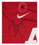 Phil Jones Signed Match Worn Shirt From Manchester United