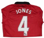 Phil Jones Signed Match Worn Shirt From Manchester United