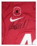 Nemanja Vidic Signed Match Worn Shirt From Manchester United