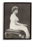 Elegant Gold Cigarette Tin Gifted By Princess Mary at Christmas 1914 -- With Her Christmas Card & Photo