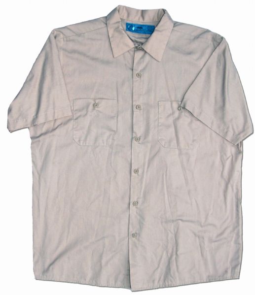 Christian Bale Screen-Worn Hero Shirt From the Prison Scenes in ''Out of the Furnace''