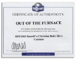 Christian Bale Screen-Worn Hero Wardrobe From ''Out of the Furnace''